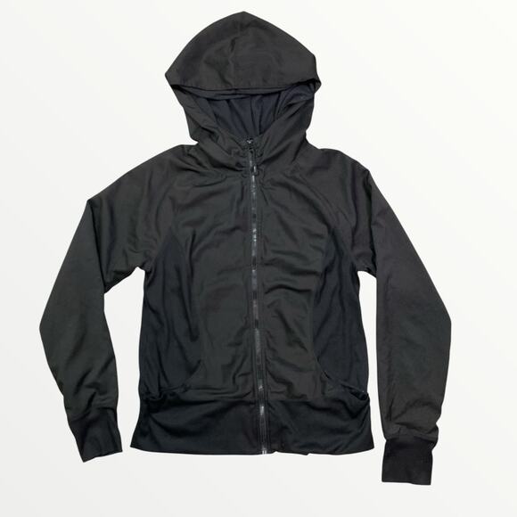 RBX Performance Zip Up Hoodie Activewear Black Jacket Size Large - Picture 1 of 4